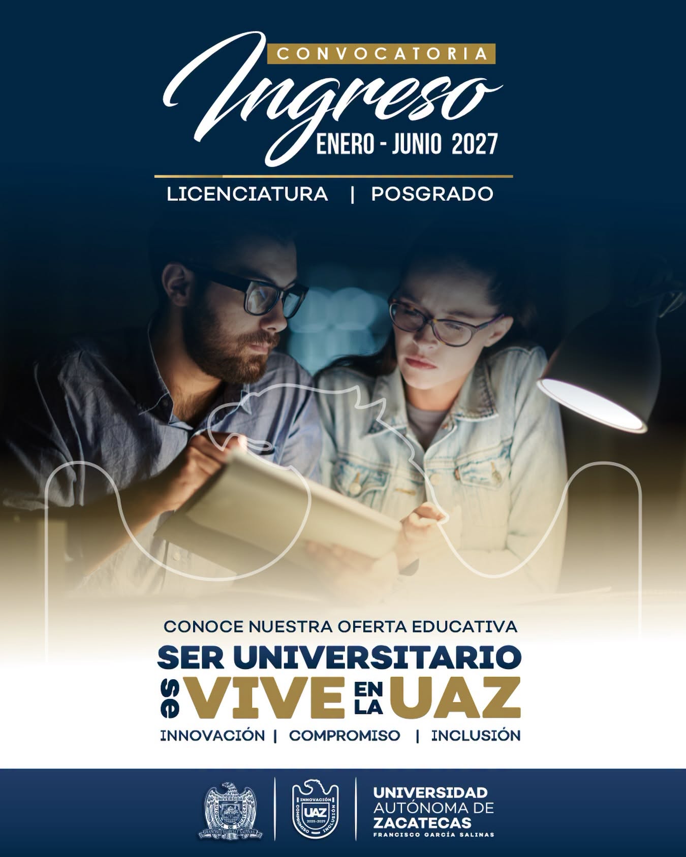 Convocatoria de ingreso enero-junio 2027